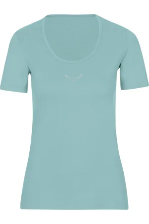 Trigema Slim Fit Damen T-Shirt , Einfarbig