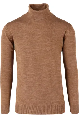 Maerz Superwash Classic Fit Rollkragenpullover , Einfarbig