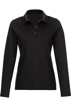Trigema Regular Fit Longsleeve Poloshirt , Einfarbig