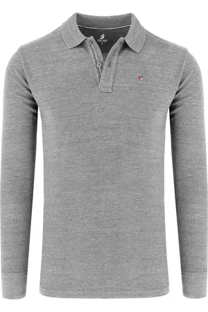 Jupiter Modern Fit Longsleeve Poloshirt , Einfarbig