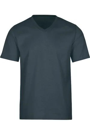 Trigema Comfort Fit T-Shirt V-Ausschnitt , Einfarbig