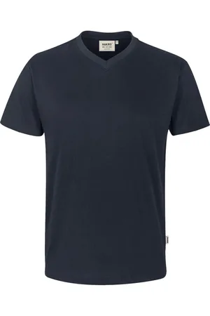 HAKRO Comfort Fit T-Shirt V-Ausschnitt , Einfarbig