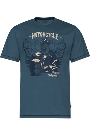 Trigema Classic Fit T-Shirt Rundhals , Bedruckt