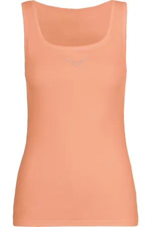 Trigema Slim Fit Damen Tank-Top , Einfarbig