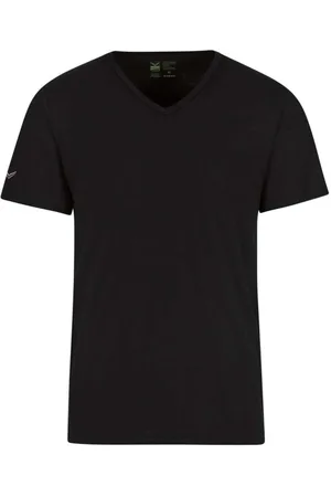 Trigema Comfort Fit T-Shirt V-Ausschnitt , Einfarbig