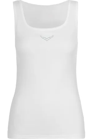 Trigema Slim Fit Damen Tank-Top , Einfarbig
