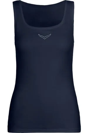 Trigema Slim Fit Damen Tank-Top , Einfarbig