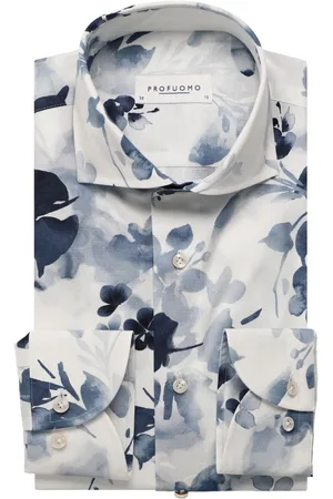 Profuomo Slim Fit Hemd , Blumen