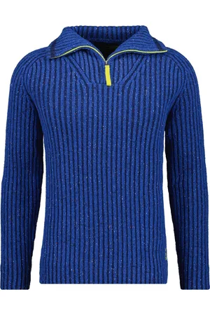 Ragman Regular Fit Troyer , Gemustert