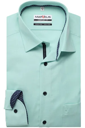 Marvelis Comfort Fit Hemd , Einfarbig