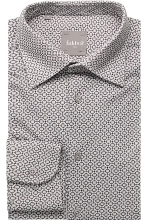 fakts Leisure Slim Fit Hemd , Gemustert