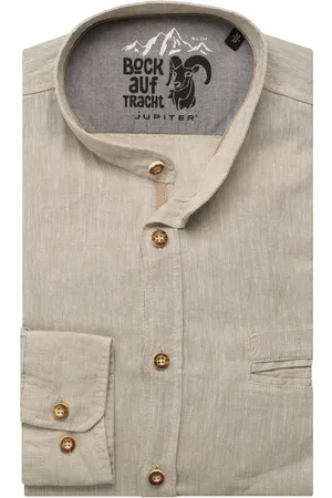 Jupiter Slim Fit Trachtenhemd , Einfarbig
