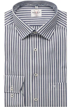 Marvelis Modern Fit Hemd , Gestreift