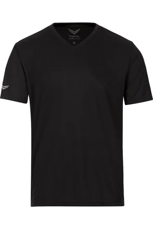 Trigema Comfort Fit T-Shirt V-Ausschnitt , Einfarbig