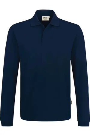 HAKRO 821 Comfort Fit Longsleeve Poloshirt , Einfarbig