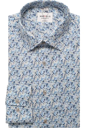 Marvelis Modern Fit Hemd , Blumen