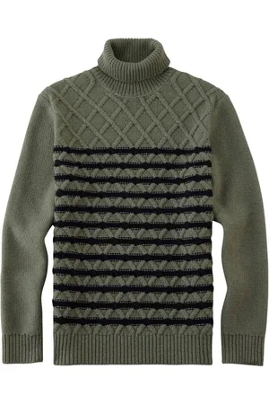 Olymp Casual Regular Fit Rollkragenpullover , Zopfmuster