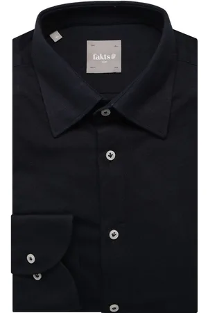 fakts Leisure Slim Fit Hemd , Einfarbig