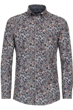 Casa Moda Casual Comfort Fit Hemd , Blumen