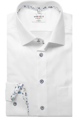 Marvelis Modern Fit Hemd extra langer Arm