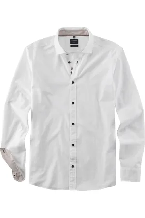 Olymp Casual Regular Fit Trachtenhemd , Einfarbig
