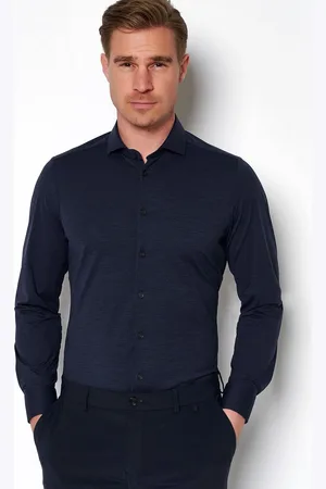 Pure Functional Slim Fit Jerseyhemd , Einfarbig