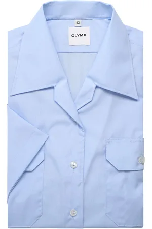 Olymp Slim Fit Bluse Kurzarm