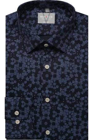 Marvelis Comfort Fit Hemd , Blumen