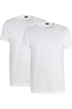 Alan Red Derby Regular Fit T-Shirt Rundhals Doppelpack , Einfarbig