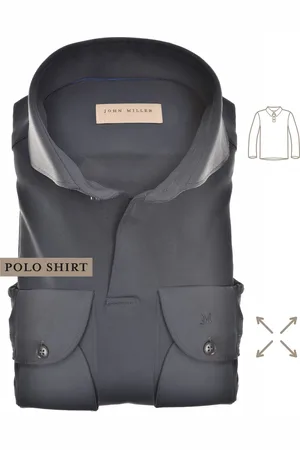 john miller Slim Fit Poloshirt , Einfarbig
