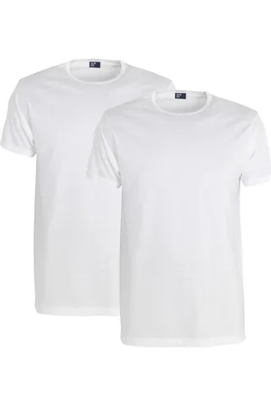 Alan Red Derby Regular Fit T-Shirt Rundhals Doppelpack , Einfarbig
