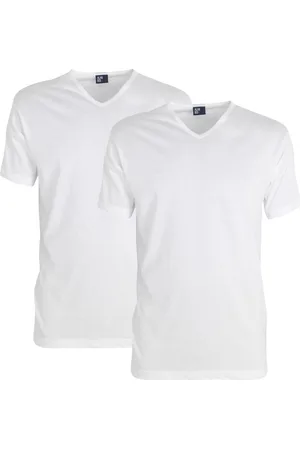 Alan Red Vermont Regular Fit T-Shirt V-Ausschnitt Doppelpack , Einfarbig