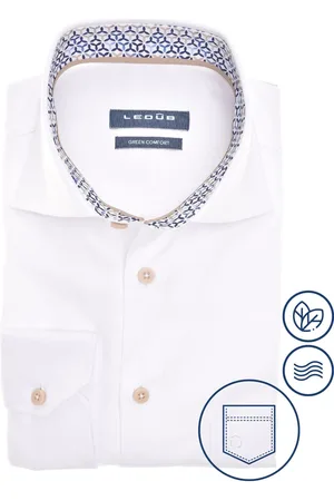 Ledub Modern Fit Hemd , Einfarbig