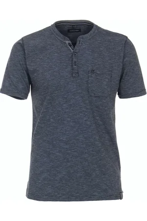 Casa Moda Casual T-Shirt Henley , Melange
