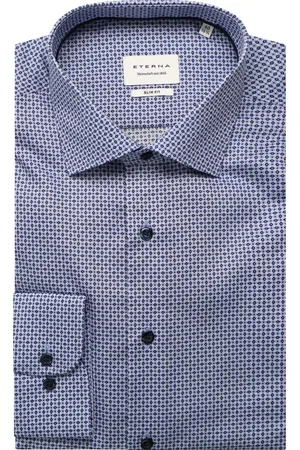 ETERNA Slim Fit Hemd extra langer Arm