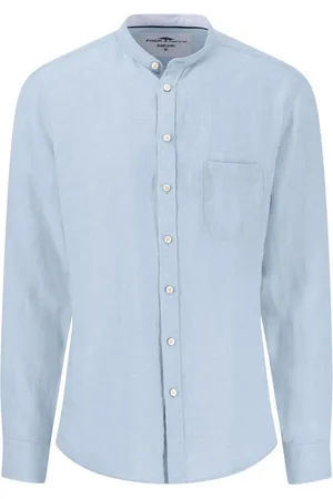 Fynch-Hatton Casual Fit Leinenhemd , Einfarbig