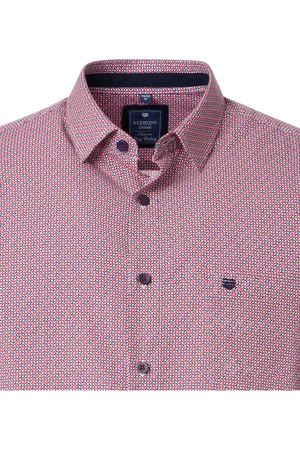 Redmond Casual Modern Fit Hemd Kurzarm