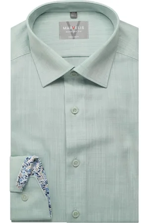 Marvelis Comfort Fit Hemd , Einfarbig