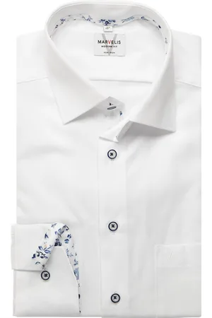 Marvelis Modern Fit Hemd , Faux-uni