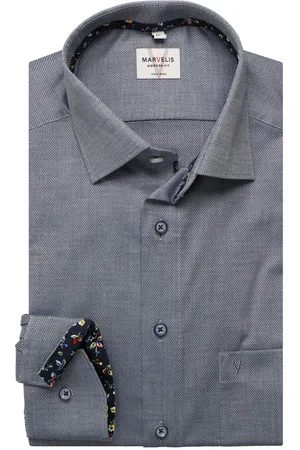 Marvelis Modern Fit Hemd , Gemustert