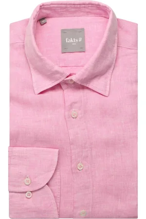 fakts Leisure Slim Fit Leinenhemd , Einfarbig
