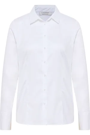ETERNA Regular Fit Bluse , Einfarbig
