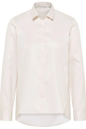 ETERNA Loose Fit Bluse , Einfarbig