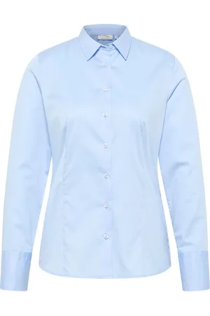 ETERNA Regular Fit Bluse , Einfarbig