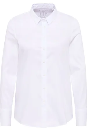 ETERNA Performance Fitted Bluse , Einfarbig