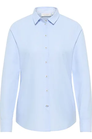 ETERNA Regular Fit Bluse , Einfarbig