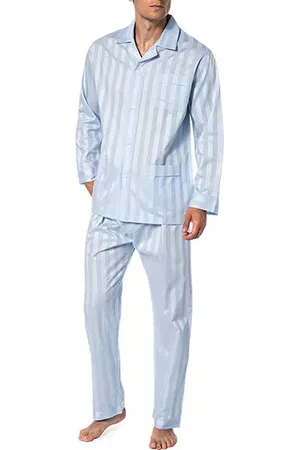 Novila Herren Pyjama Baumwolle & Mix unifarben