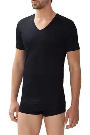 Zimmerli Herren T-Shirt Sea Island Baumwolle unifarben