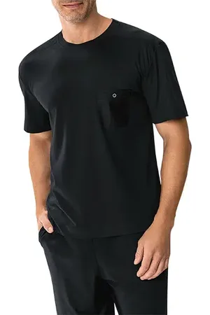 Zimmerli Herren T-Shirt Baumwolle & Mix unifarben