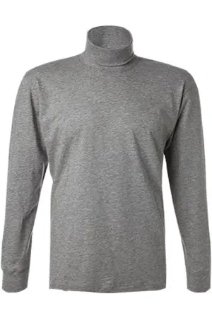 Ragman Herren Rollkragenshirt unifarben
